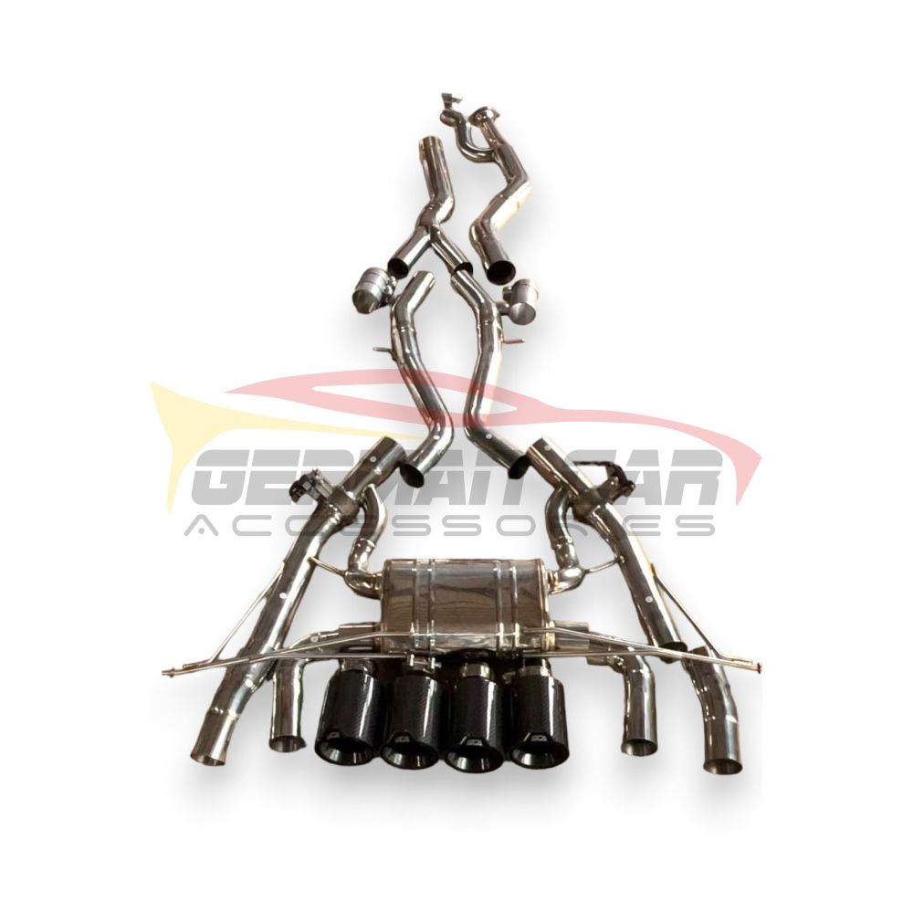 2021 + Bmw M3/M4 Valved Sport Exhaust System | G80/G82/G83 Stainless Steel / Chrome Tips Axleback